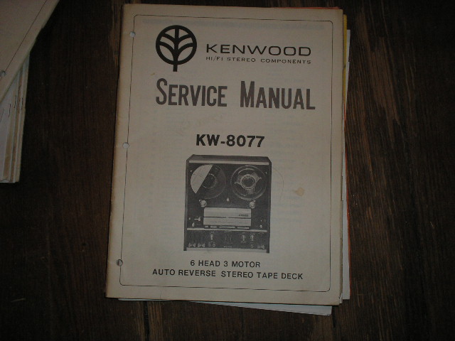 KW-8077 Reel to Reel Service Manual  Kenwood
