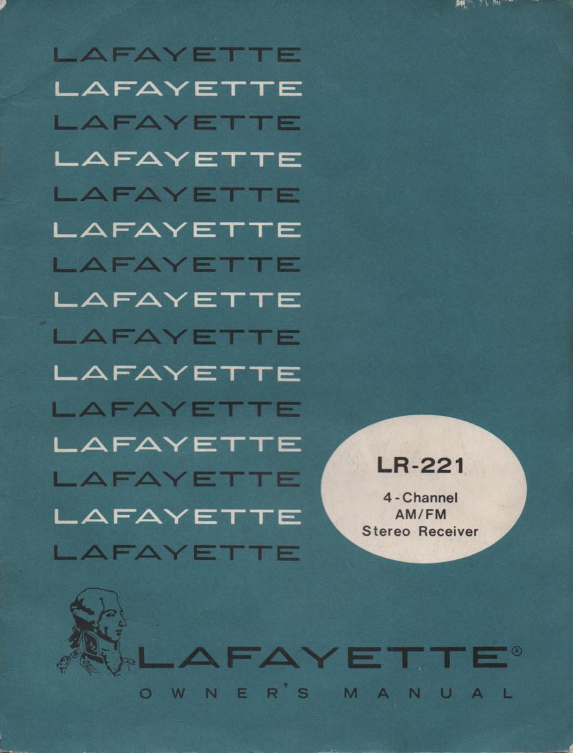 LR-221 Receiver Manual  LAFAYETTE