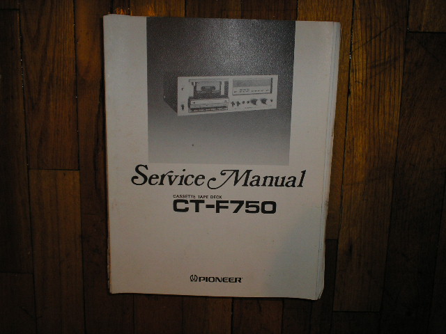CT-F750 Cassette Deck Service Manual