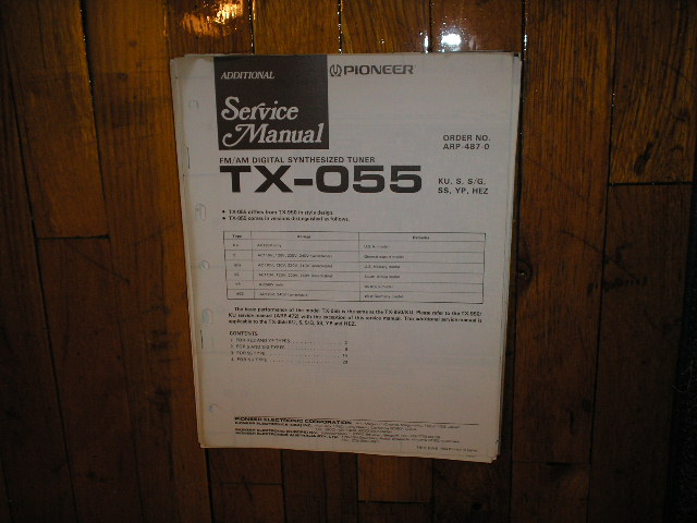 TX-055 Tuner Service Manual