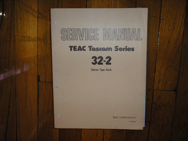 32-2  Reel to Reel Service Manual  TASCAM