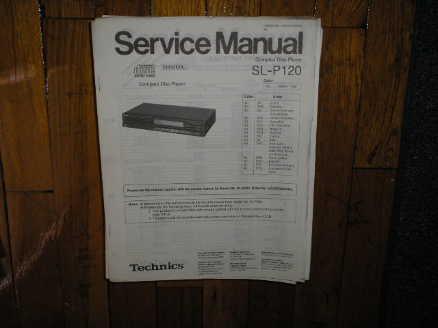 SL-P120 CD Player Service Manual