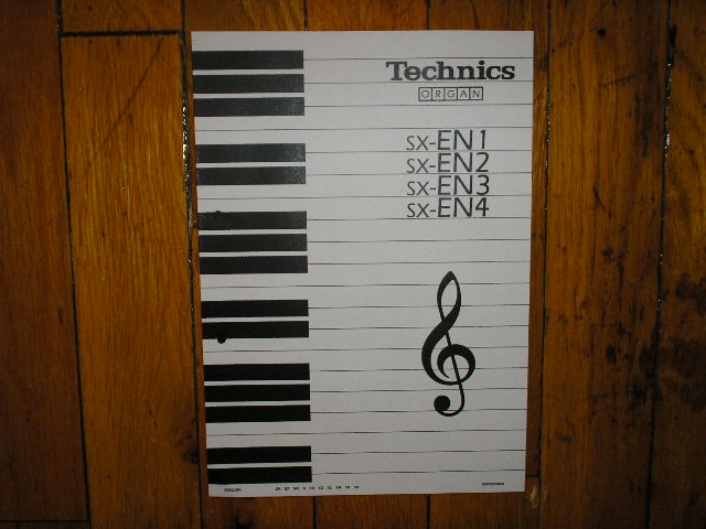 SX-EN1 SX-EN2 SX-EN3 SX-EN4 Organ Keyboard Operating Instruction Manual