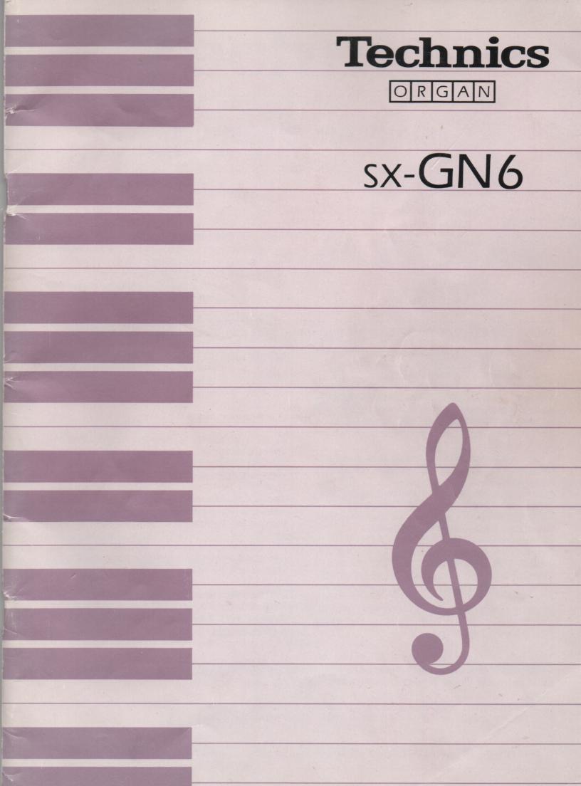 SX-GN6 Operating Instruction Manual