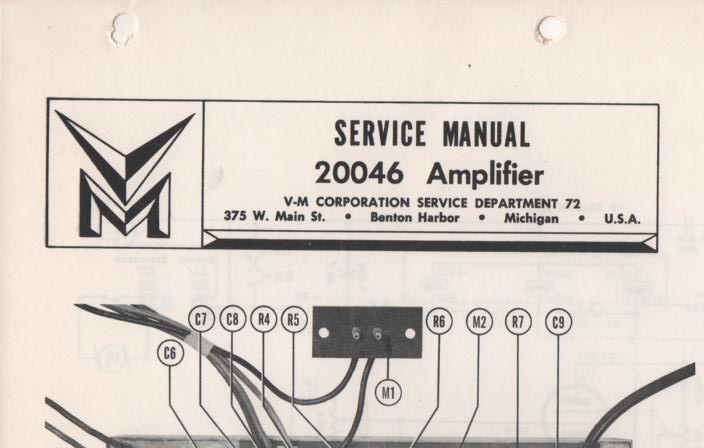 20046 Amplifier Service Manual
