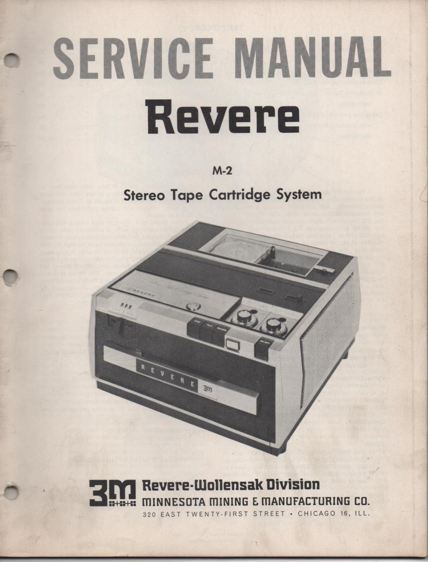 M-2 Tape Cartridge System Service Manual